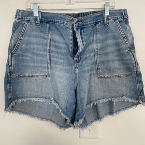 Aerie High Waisted Denim Shorts